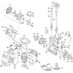 SCOCCA ANTERIORE HPS 550 - 650 ORIGINALE STIGA - 118821052/0 | Newgardenstore.eu