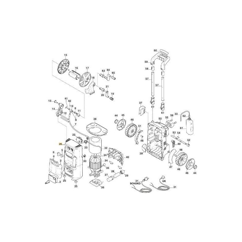 VORDERKÖRPER HPS 550 - 650 ORIGINAL STIGA - 118821052/0