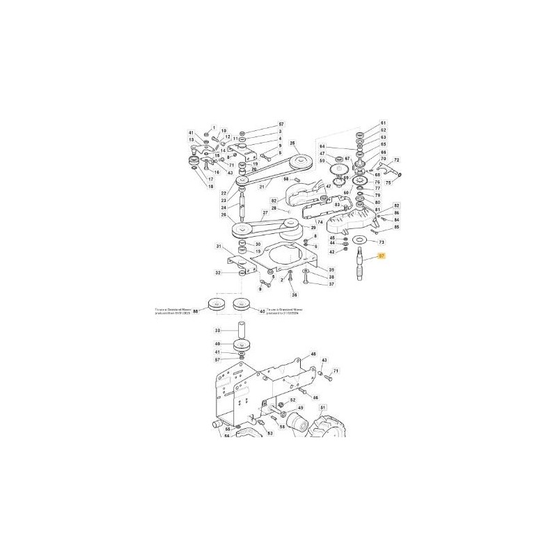 Arrancador desbrozador SH170 SH180 XH60K GGP STIGA ALPINA 6990057