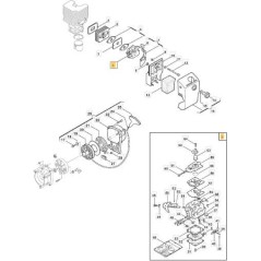 Carburateur ALPINA débroussailleuse VIP 21 25 30 mod. WT.260 005765