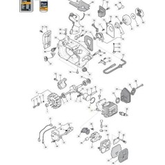 Cylindre moteur PR270 PR270C ALPINA GGP STIGA tronçonneuse 6995245 ORIGINAL