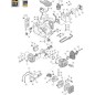 Cilindro motor PR270 PR270C ALPINA GGP STIGA motosierra 6995245 ORIGINAL