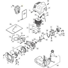 ALPINA silencieux tondeuse STAR 22 26 31 008202 | Newgardenstore.eu