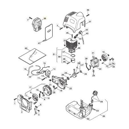 ALPINA silenciador segadora STAR 22 26 31 008202 | Newgardenstore.eu