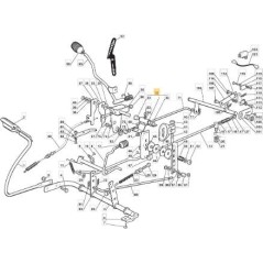 STAFFA FULCRO LEVA COMANDO GRUPPO C ORIGINALE STIGA - 384773568/0 | Newgardenstore.eu