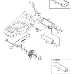 ROULEMENT DE ROUE AVANT ORIGINAL STIGA - 9549-0015-00 | Newgardenstore.eu