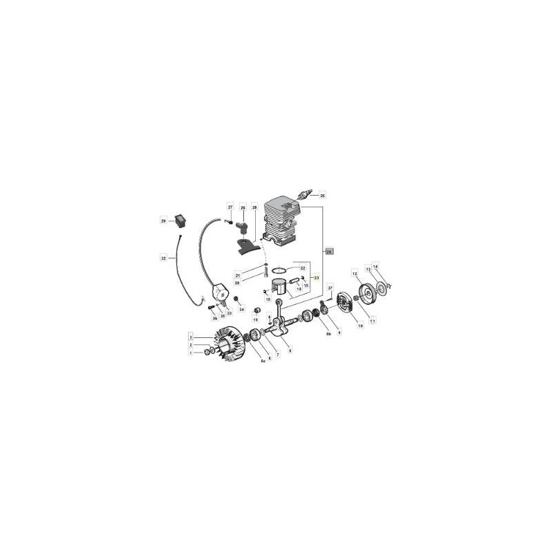 PISTONE D 39 (15,18,22) ORIGINALE STIGA - 8541360/1