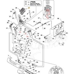 PLAQUE KIT VALVE 3 VOIES ORIGINALE STIGA PFM - 387559002/0