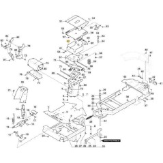 SUPPORTO SOSPENSIONE SEDILE PC-PCH'21 VNN ORIGINALE STIGA - 387785267/0 | Newgardenstore.eu