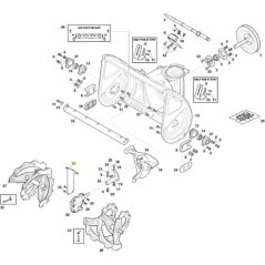 SOPORTE DE TRANSMISIÓN DE HOJAS CTF STIGA SnTh ORIGINAL - 383760003/0 | Newgardenstore.eu
