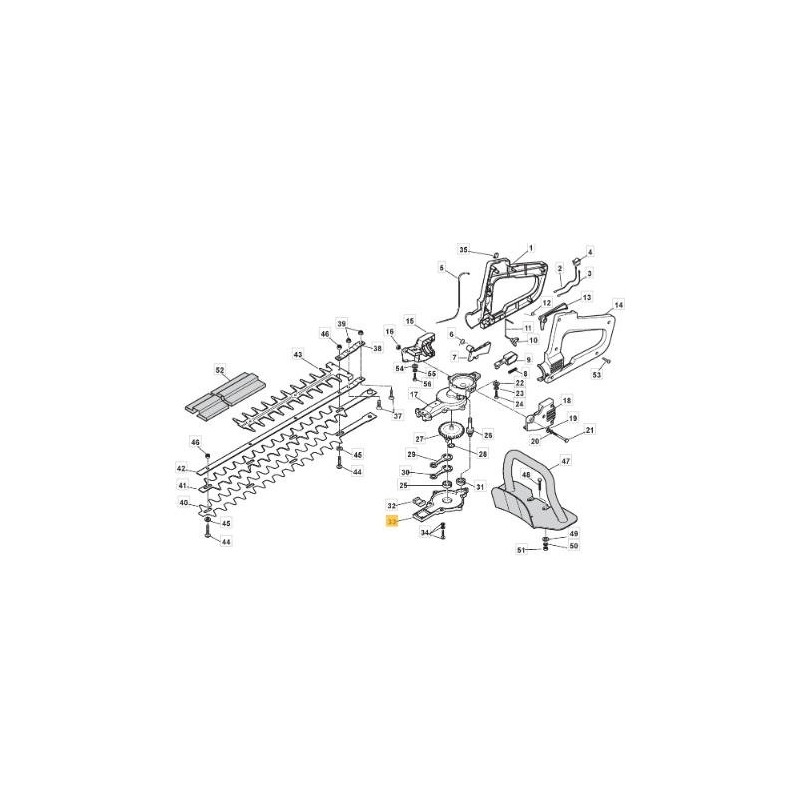 TAPA ENTRADA SMC INFERIOR TA60-05017 -RI ORIGINAL STIGA - 6981179