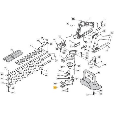 SMC INPUT COVER LOWER TA60-05017 -RI ORIGINAL STIGA - 6981179 | Newgardenstore.eu