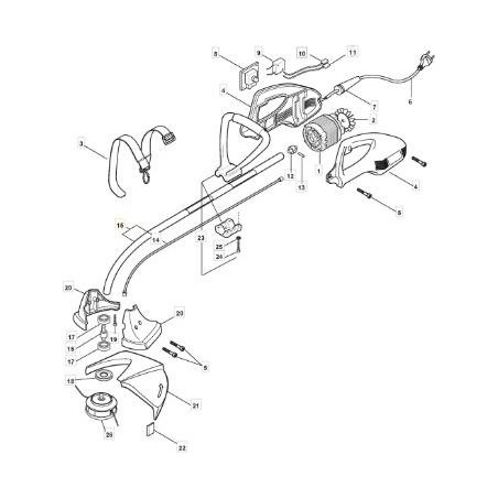 TUBO DE TRANSMISIÓN/EJE FLEXIBLE. ESTIGA ORIGINAL - 4252180/1 | Newgardenstore.eu
