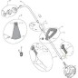 TUYAU DE TRANSMISSION SUPERIEUR TR 27J - ORIGINAL STIGA CHARGE - 383869060/0