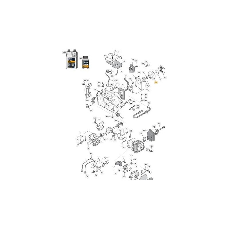 KZ CLUTCH BELL 3/8 2475-51110 ORIGINAL STIGA - 6995176