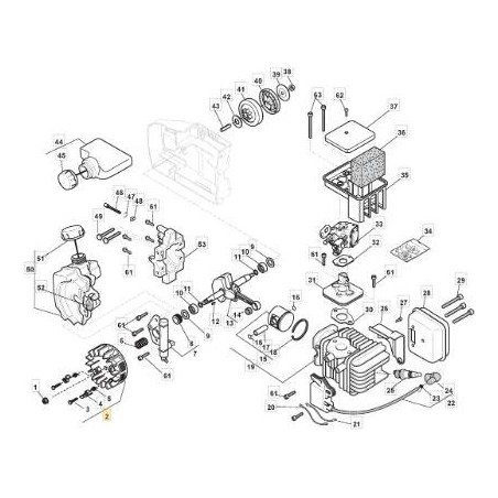 VOLANTE MAGNETICO JF 9228-310110-Rd ORIGINAL STIGA - 6980601 | Newgardenstore.eu