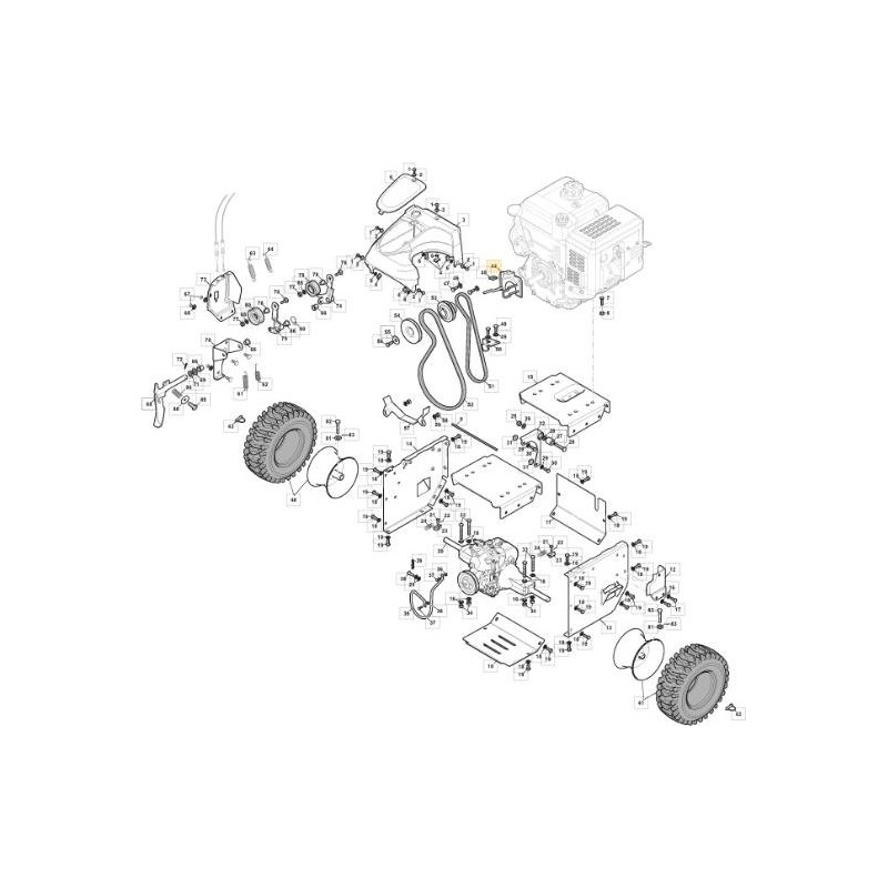 STIGA ORIGINAL SNTH ZNB BELTS GUIDE - 383276021/0