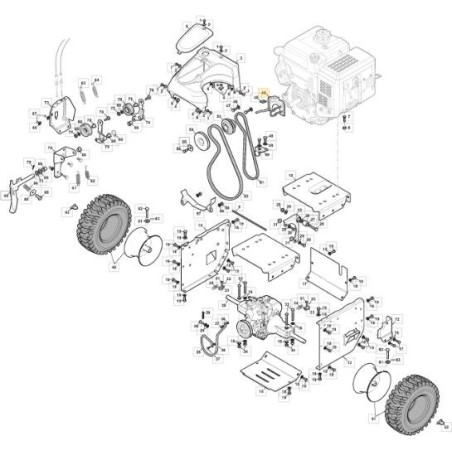 STIGA ORIGINAL SNTH ZNB BELTS GUIDE - 383276021/0 | Newgardenstore.eu
