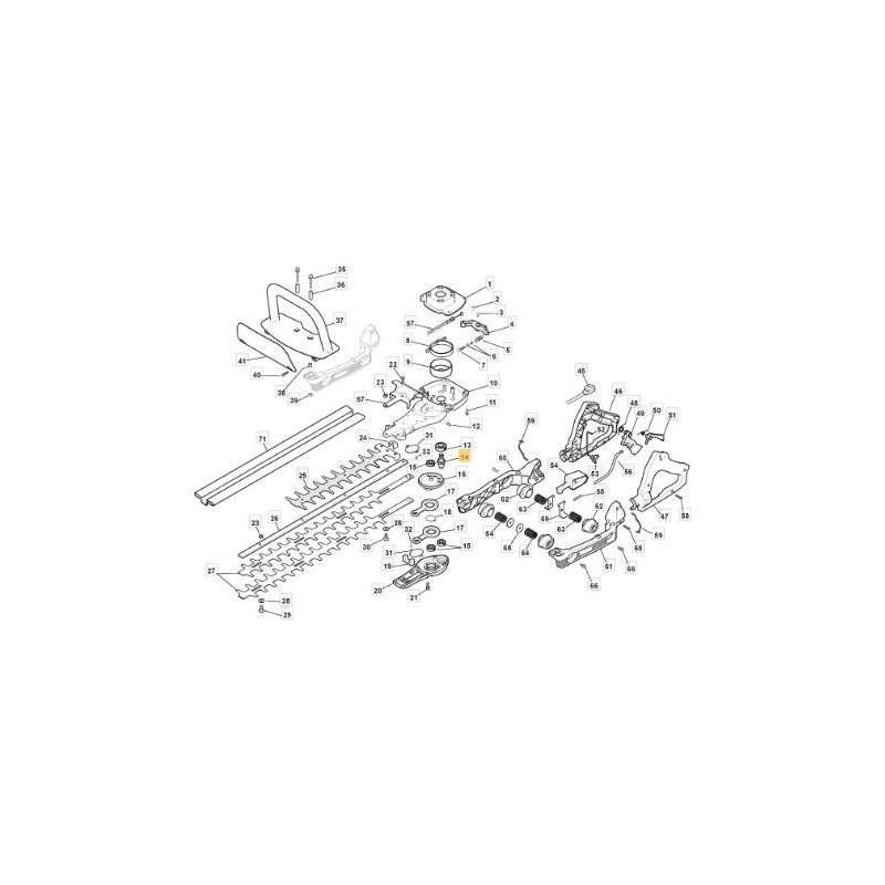 WK PINION TE1-A042000 -RDC ORIGINAL STIGA - 6990155