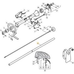 TUYAU DE TRANSMISSION D.26 ÉTOILES ORIGINAL STIGA - 4251204 | Newgardenstore.eu