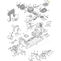 FILTRE À AIR KZ (PLAST.) 848C918311 - ORIGINAL STIGA - 6995146