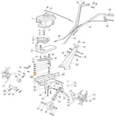 ENGRENAGE - VIS SANS FIN ORIGINALE STIGA - 118803478/0