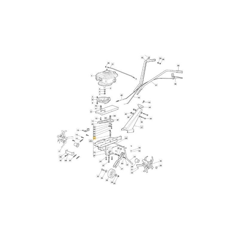 ENGRANAJE - TORNILLO SIN FIN STIGA ORIGINAL - 118803478/0