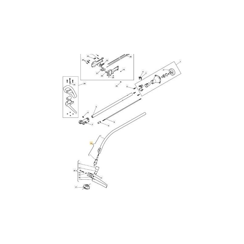 ORIGINAL STIGA TRANSMISSION HOSE - 118802046/0