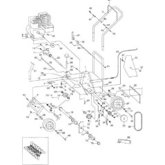 BELT FOR VBF 40 NEW ORIGINAL STIGA - 1319-1918-01