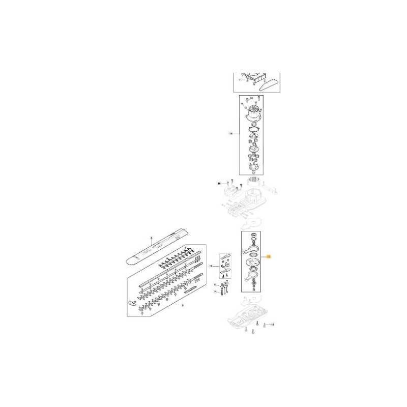 GEAR KIT HT 900 LI 48 ORIGINAL STIGA - 118811343/0