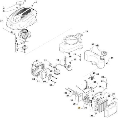 ORIGINAL STIGA CARBURETTOR - 118552538/0 | Newgardenstore.eu