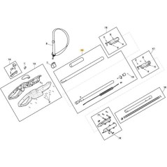 HANDLE TUBE MH 20 Li ORIGINAL STIGA - 118811125/0