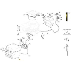 PROTECTION SILENCE. GCV 530 SD 108 ORIGINAL STIGA - 382598049/1