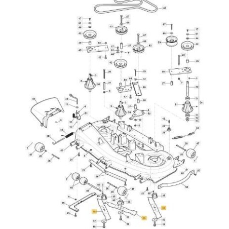 STIGA WINGED BLADE 118 cm ORIGINAL STIGA - 1134-9233-01 | Newgardenstore.eu