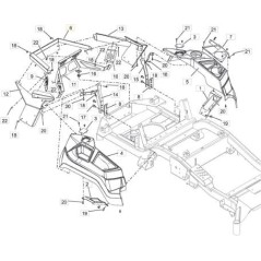 TELAIETTO GIALLO ORIGINALE STIGA - 118830864/0 | Newgardenstore.eu