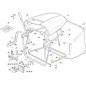 TELAIO INFERIORE SACCO NJ 102 VNN ORIGINALE STIGA - 382800173/0