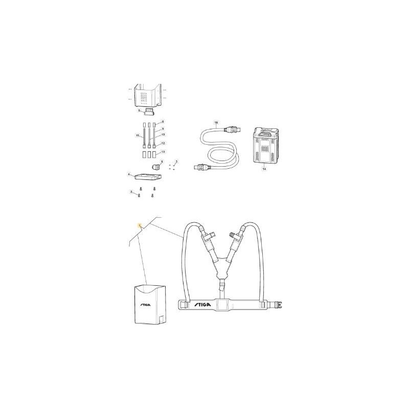 ORIGINAL STIGA BRACE - 118810725/0