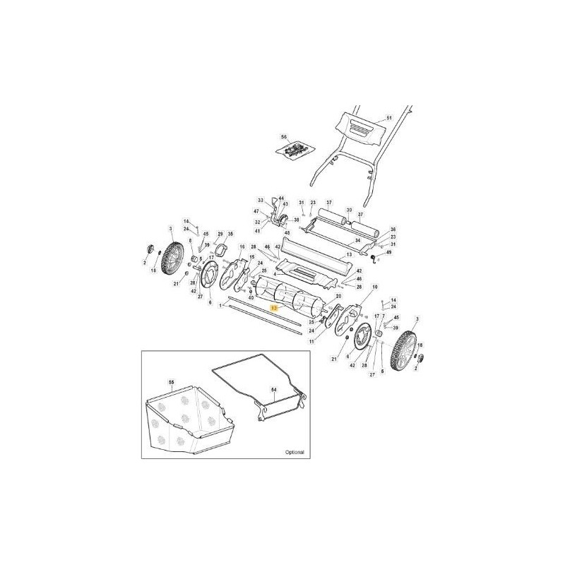ROULEAU DE COUPE GRIS RAL 9022 ORIGINAL STIGA - 118810180/0