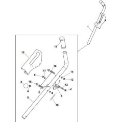 Kit tubo scarico tubo 10m ORIGINALE STIGA - 1500-9018-01