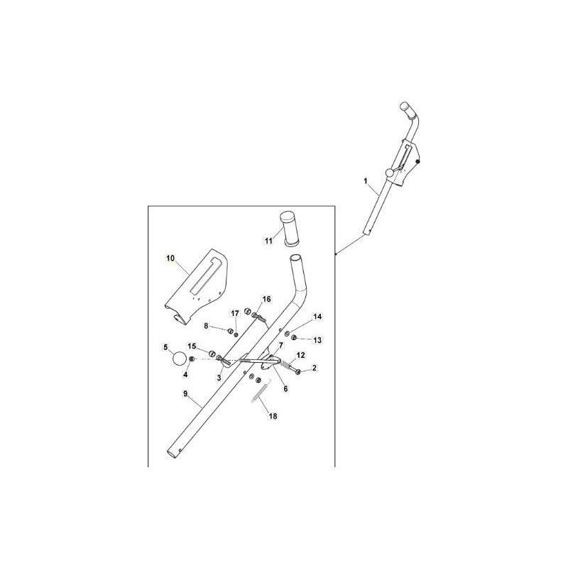 Kit tubo scarico tubo 10m ORIGINALE STIGA - 1500-9018-01