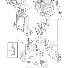 RÉSERVOIR SOUS-RÉSERVOIR ORIGINAL STIGA - 1135-2751-01 | Newgardenstore.eu