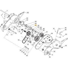 CORONA Z40 INTERNES REDUZIERGERÄT FERTIG ORIGINAL STIGA - 118800043/0