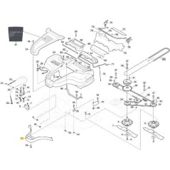 TAPPO MULCHING PIATTO 100 NERO ORIGINALE STIGA - 1137-0163-01 | Newgardenstore.eu