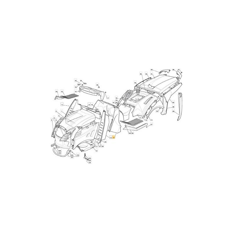 SOPORTE SALPICADERO GRIS 701785 TCX 05/06 ORIGINAL STIGA - 325785228/1