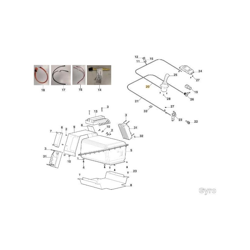 KABELBAUM ABNEHMBARES TEIL ZTR ORIGINAL STIGA - 187040337/0