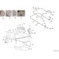 HARNAIS AMOVIBLE PIÈCE ZTR ORIGINAL STIGA - 187040337/0