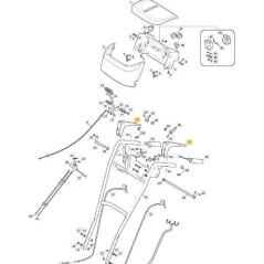 STAFFA MANOP. SnTh VNN_PLASTIFICATA ORIGINALE STIGA - 383370000/0 | Newgardenstore.eu