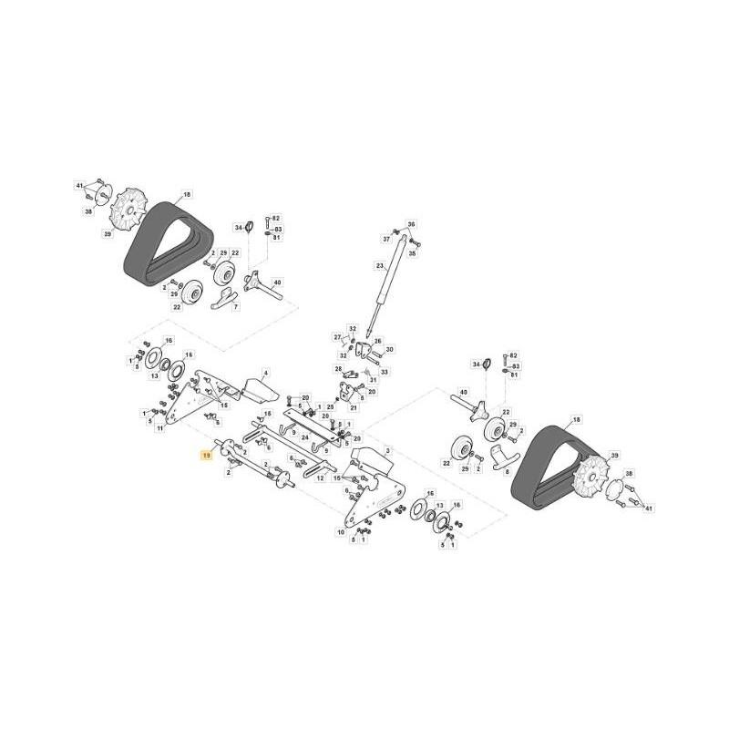 ASSE FIX CINGOLI SNTH760 ZNB ORIGINALE STIGA - 383000303/0