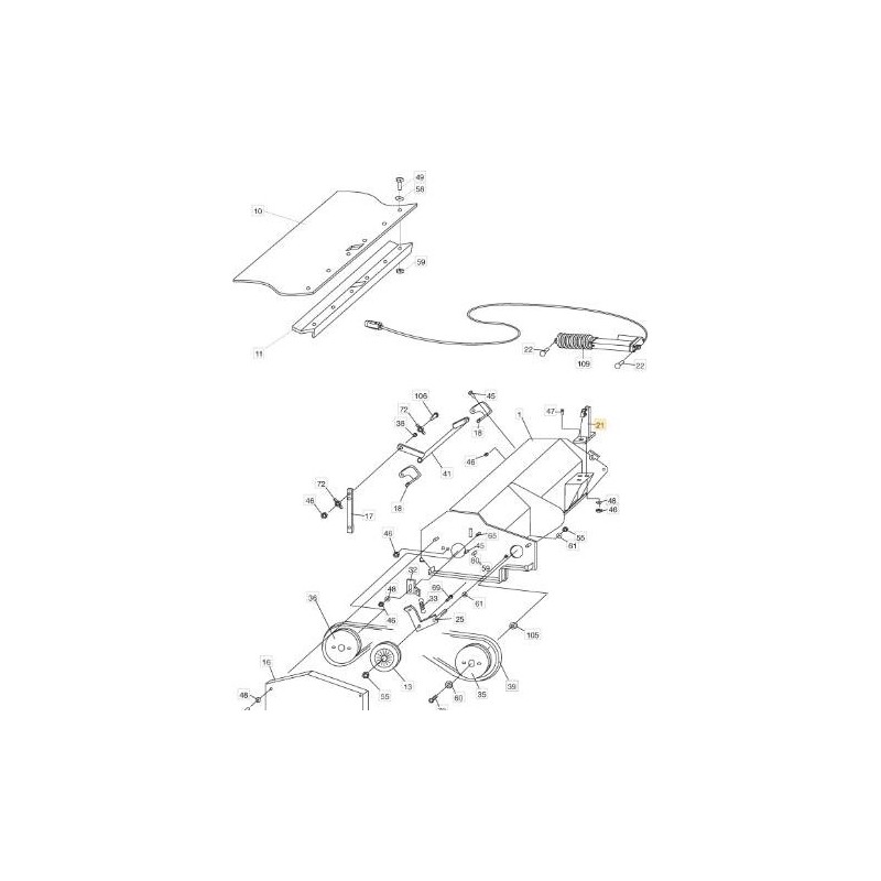 ORIGINAL STIGA BRACKET - 1319-1972-01