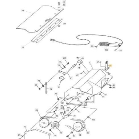 ORIGINAL STIGA BRACKET - 1319-1972-01 | Newgardenstore.eu